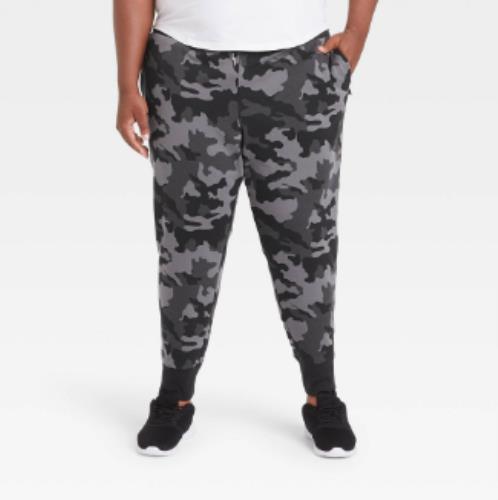 Mens black discount camo joggers
